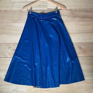 SHEIN Blue Skater Skirt